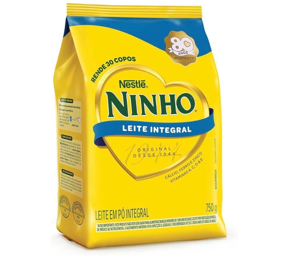 Leite Em Po Ninho Integral 750 G