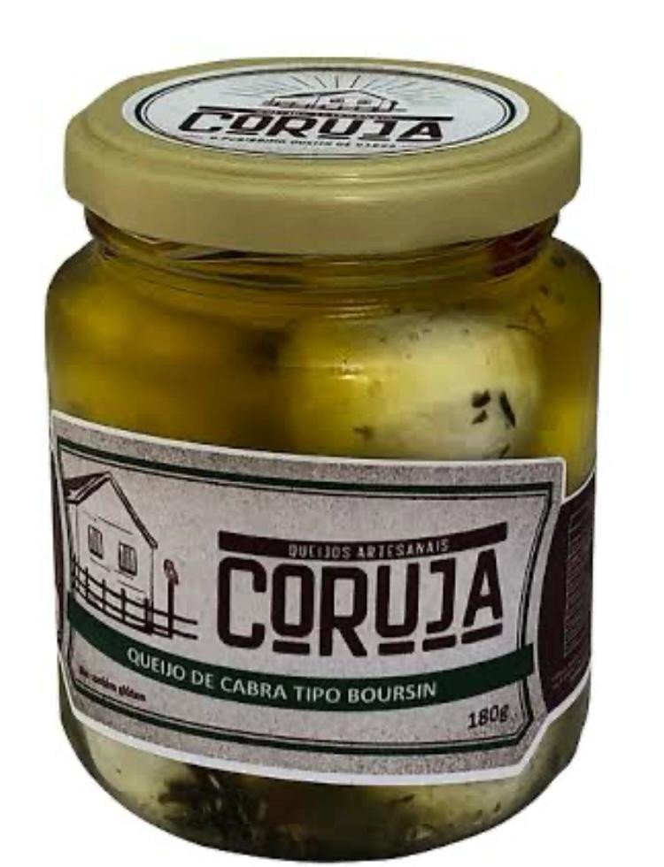 Queijo Chevre A Ihuile Com Ervas Coruja Pote 180g