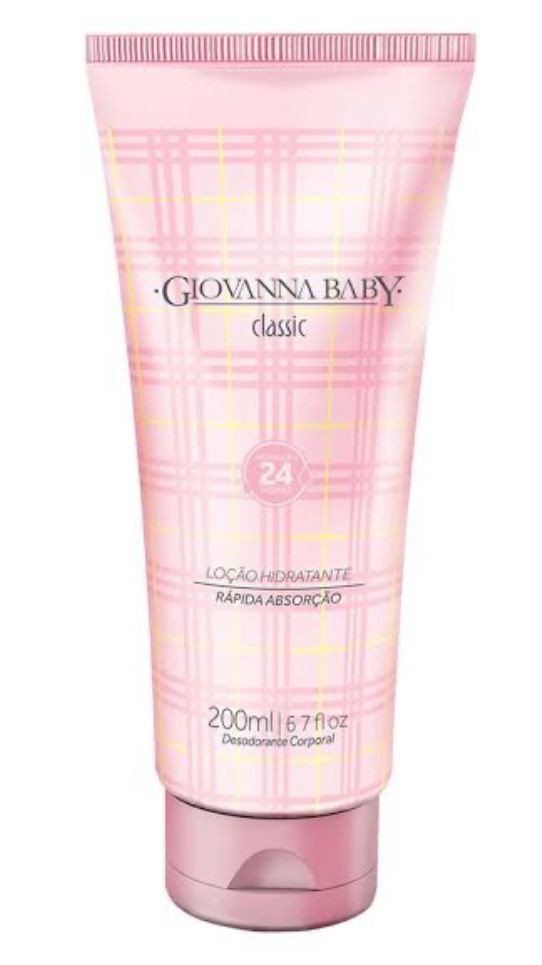 Hidratante Giovanna Baby Classic Rosa 200ml