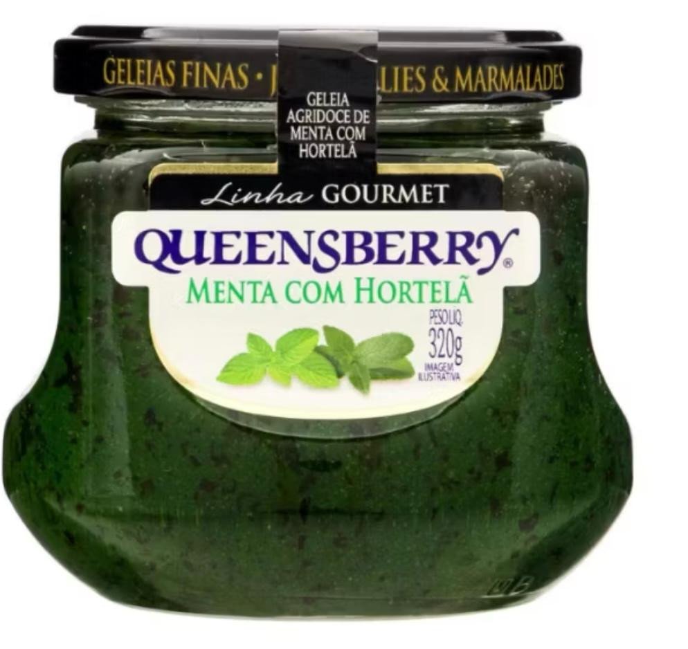 Geleia Queens Gourmet Menta E Hortelã 320g