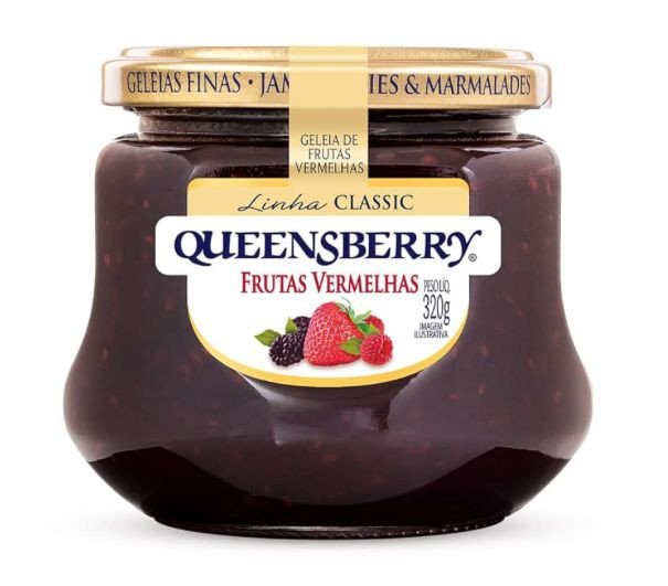 Geleia Queens Classic Frutas Vermelhas 320g