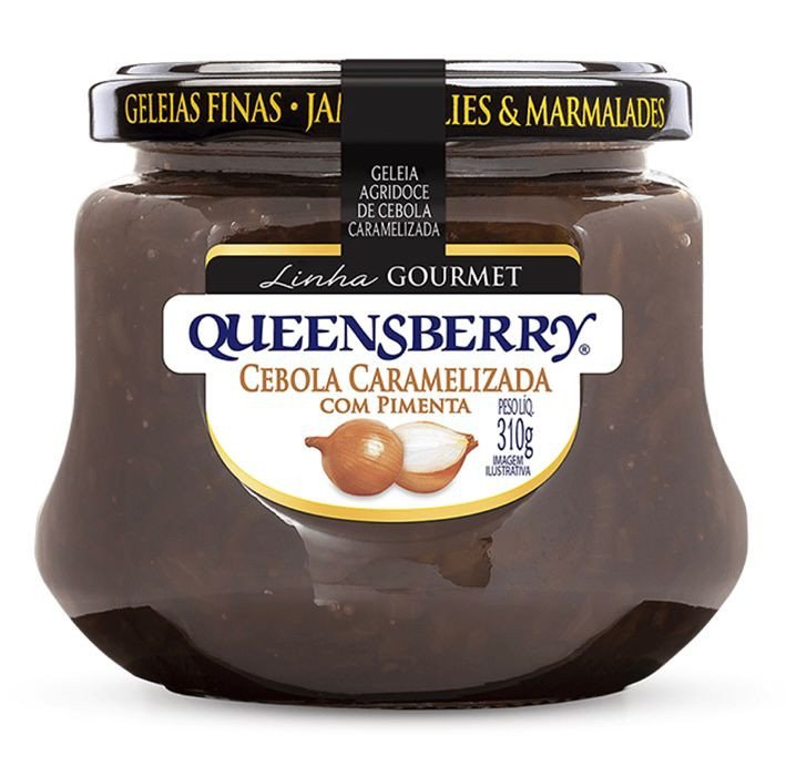 Geleia Queens Gourmet Cebola Com Pimenta 310g