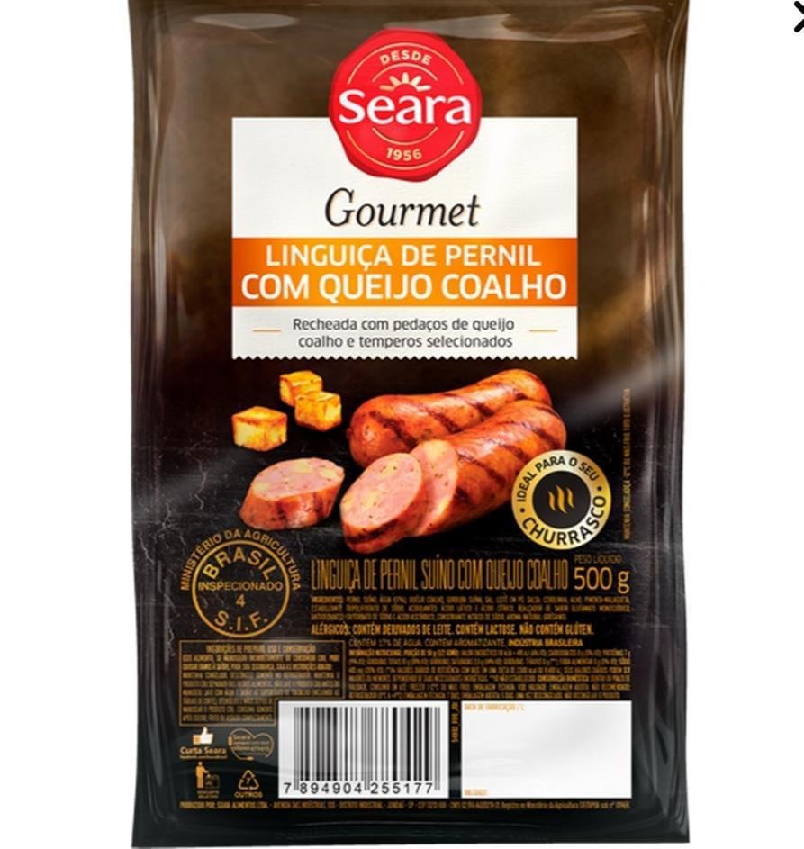 Linguiça De Pernil Com Queijo Coalho Seara Gourmet 500g