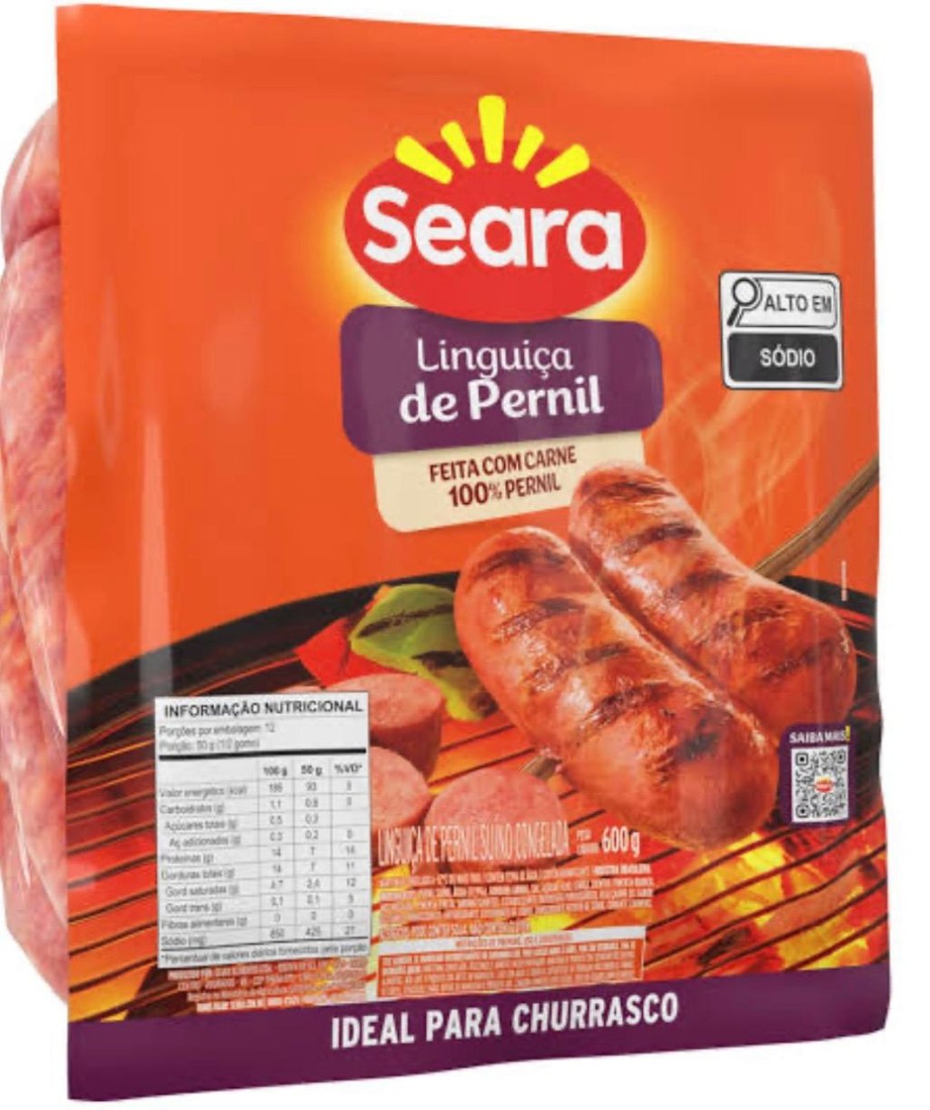 Linguiça Pernil Seara 600g
