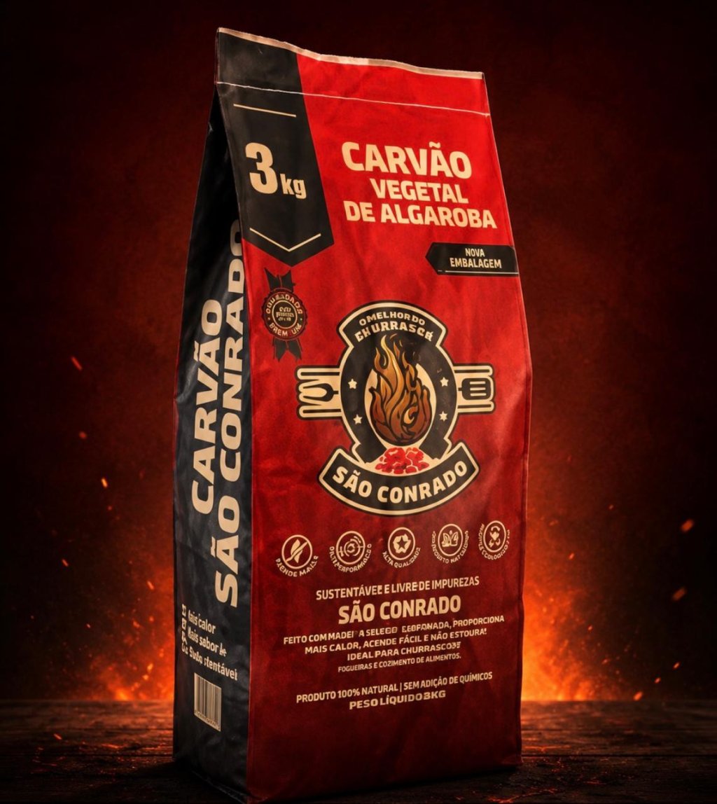 Carvão Vegetal São Conrado 3kg