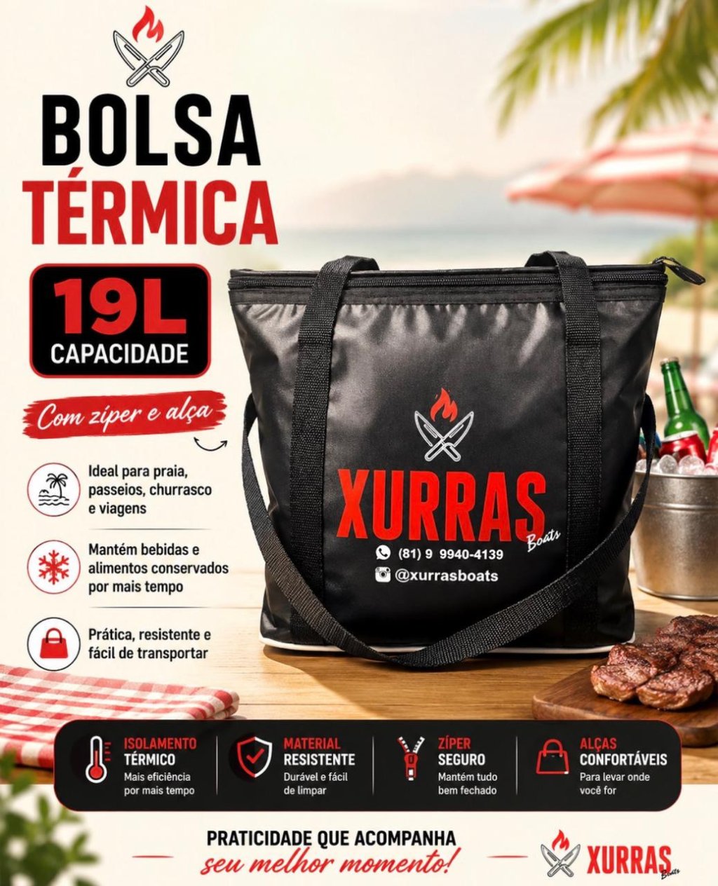 BOLSA  TÉRMICA XURRAS 19L