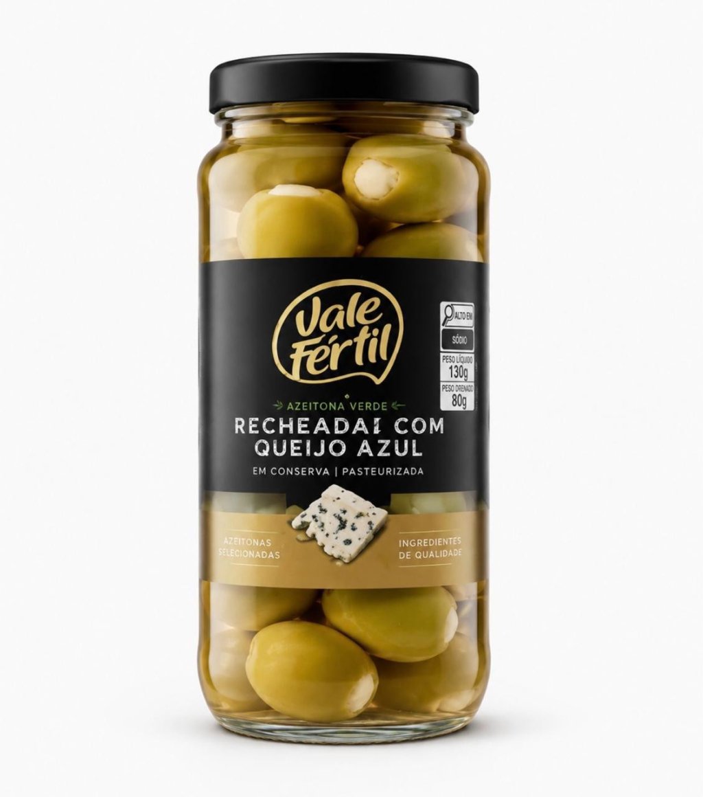 AZEITONA V FERTIL VERDE REC. QUEIJO VD 130G