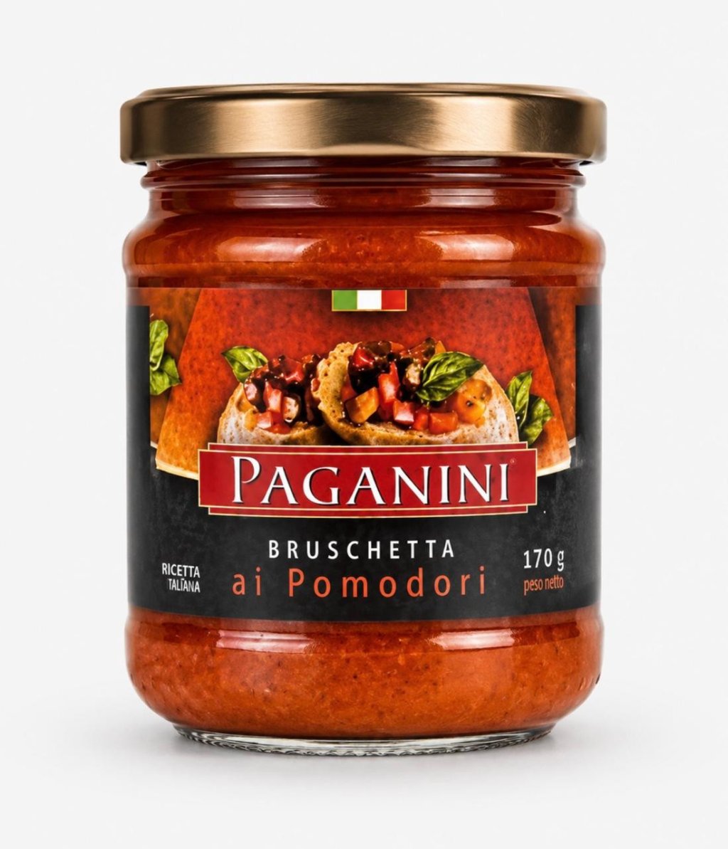 Bruschetta Ai Pomodori Paganini - Pasta A Base Tomate Paganini - 170g