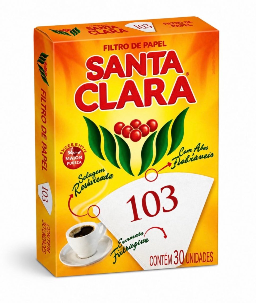 Filtro De Papel Santa Clara 103 - 30und