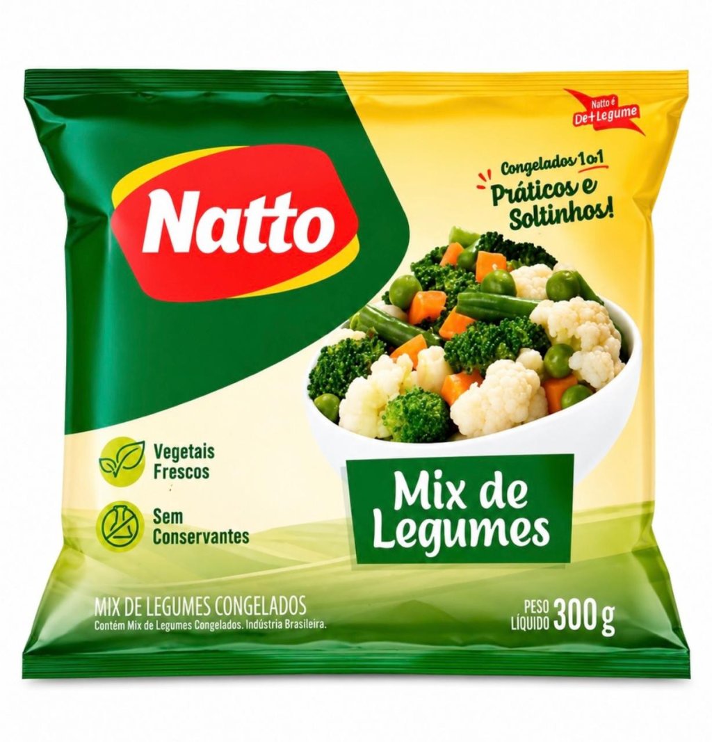 Mix Legumes Congelado Natto 300 G