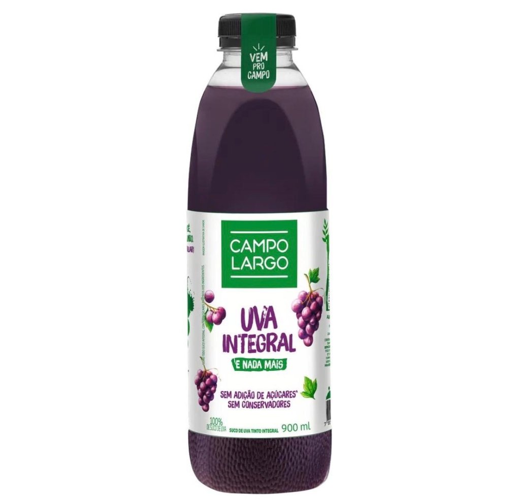 Suco Campo Largo de  Uva PET 900ml