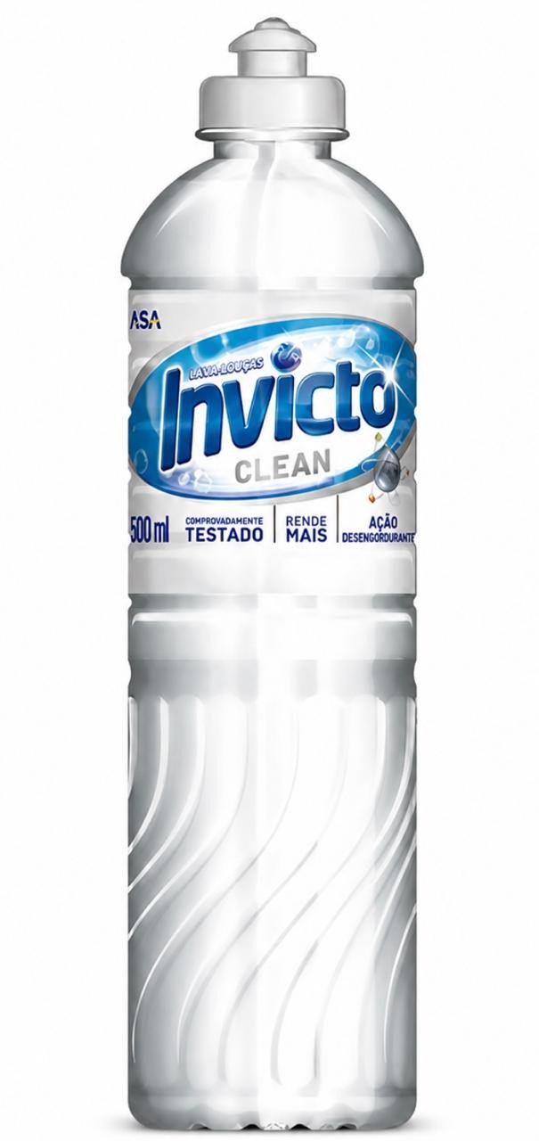 Detegente Liquido Invicto Clean 500 Ml