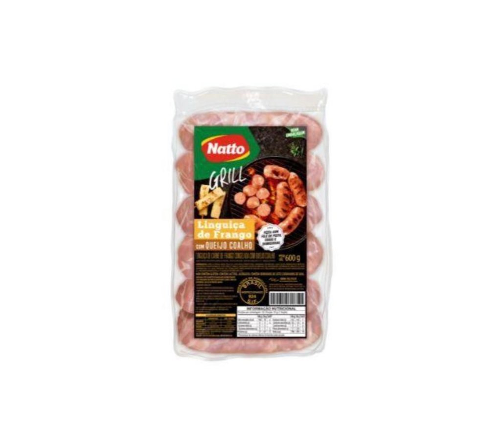 Linguiça De Frango Com Queijo Natto Cong Pct 600