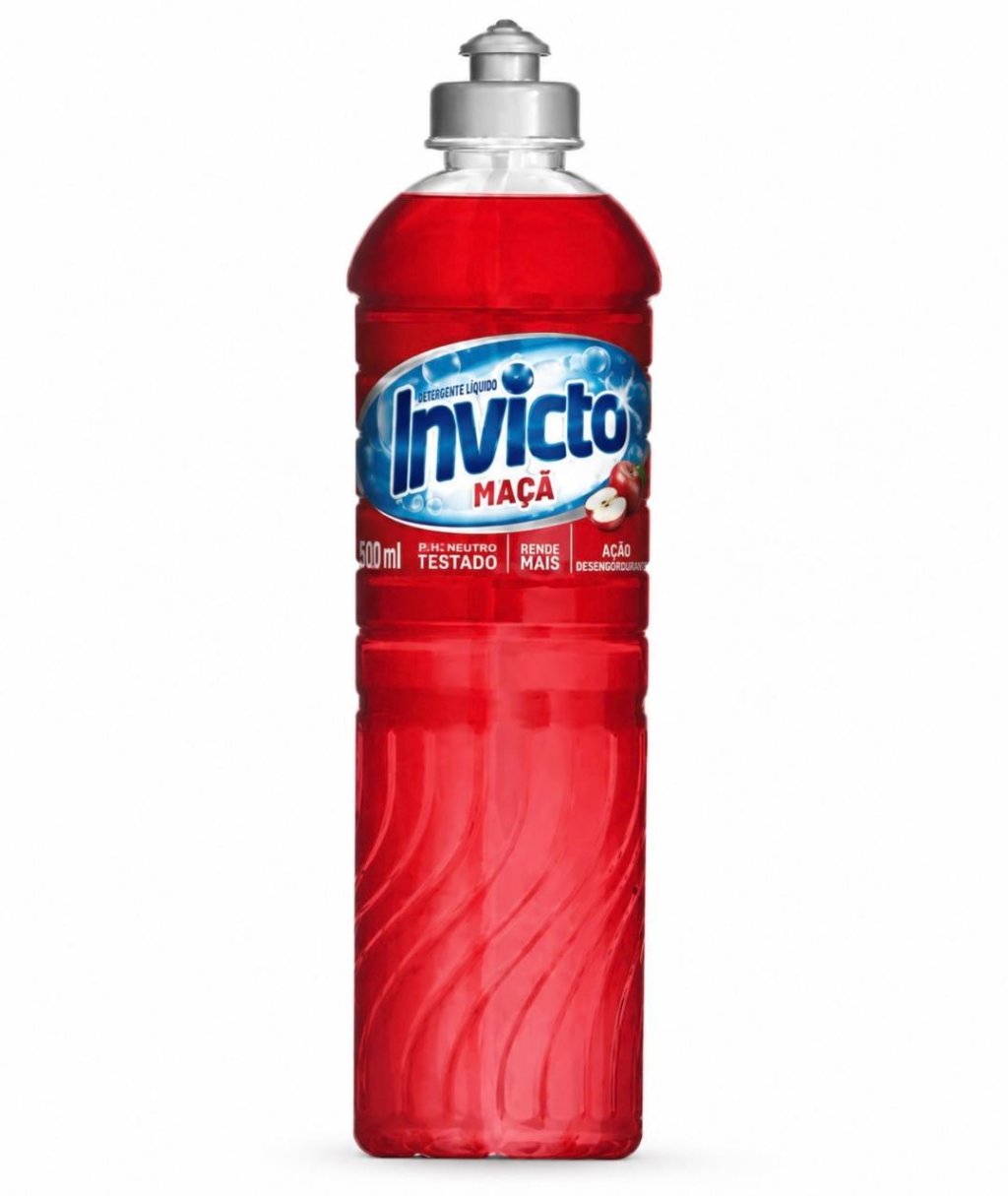 Detergente Liquido Invicto Macã 500ml