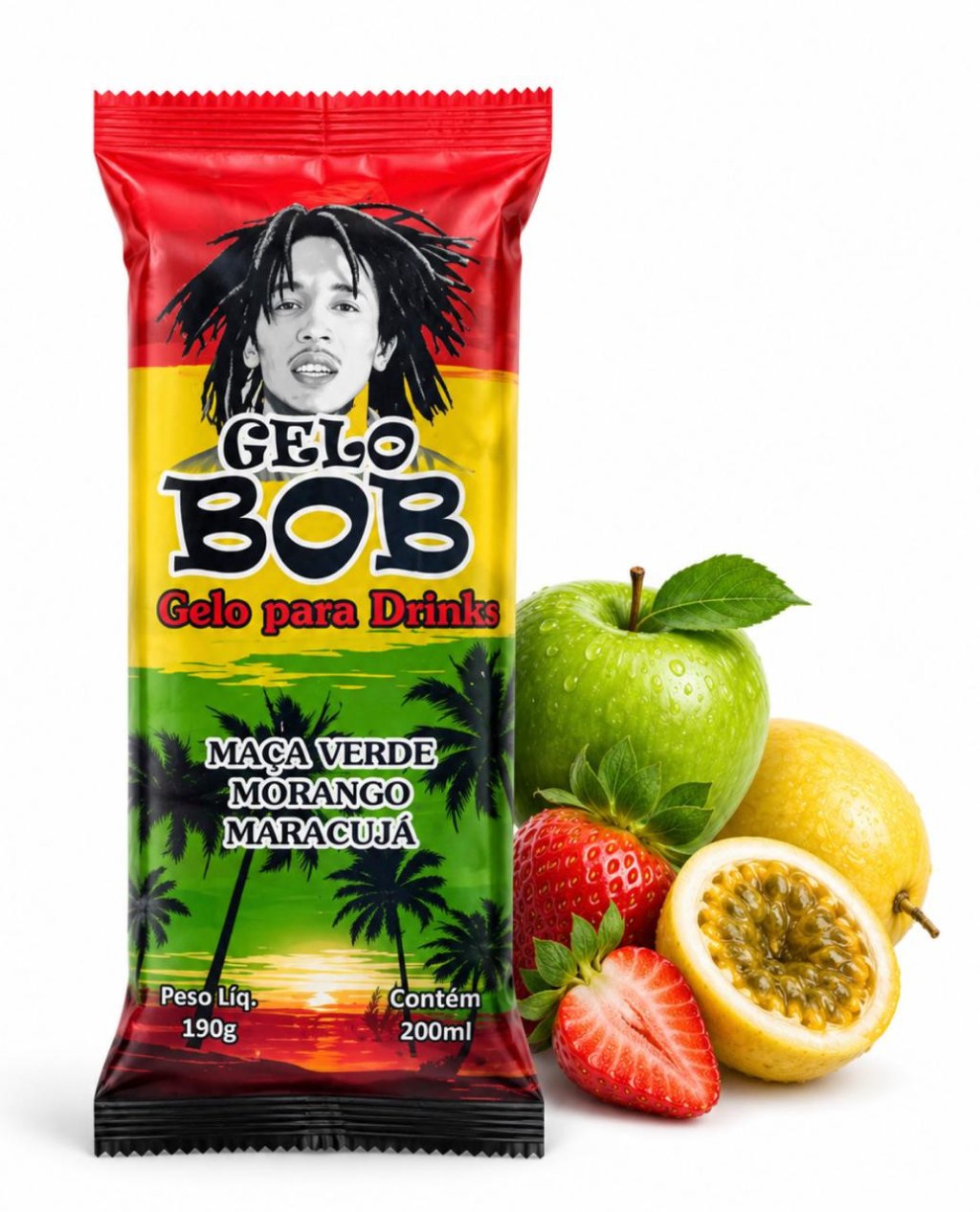 Gelo Saborizado Bob Marley