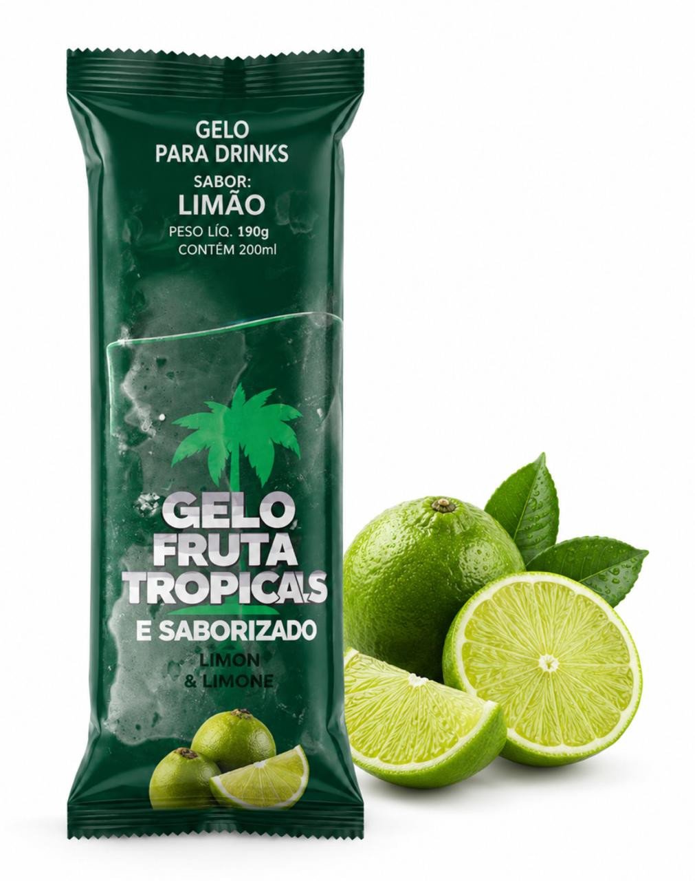 Gelo Saborizado Limão