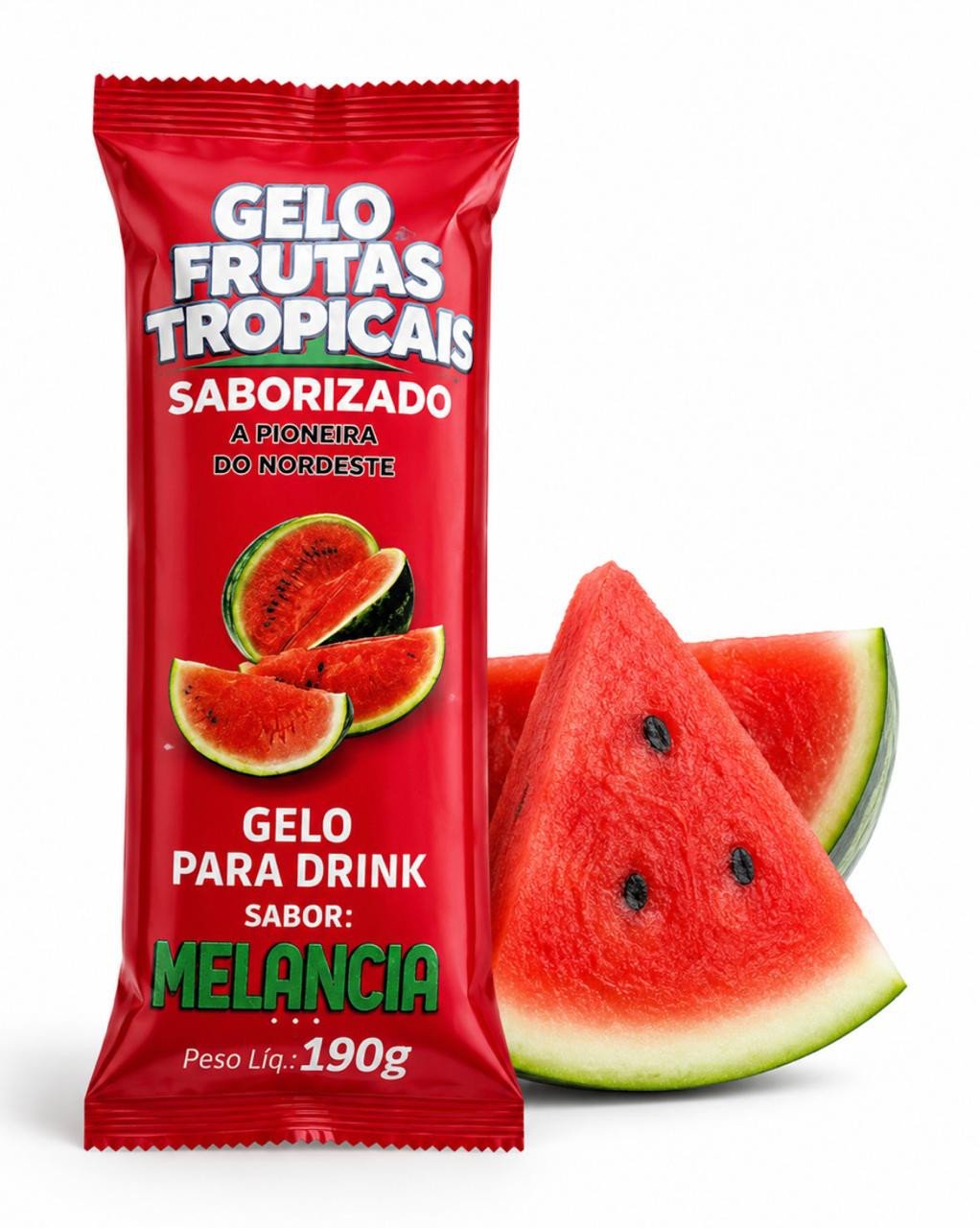 Gelo Saborizado Melancia