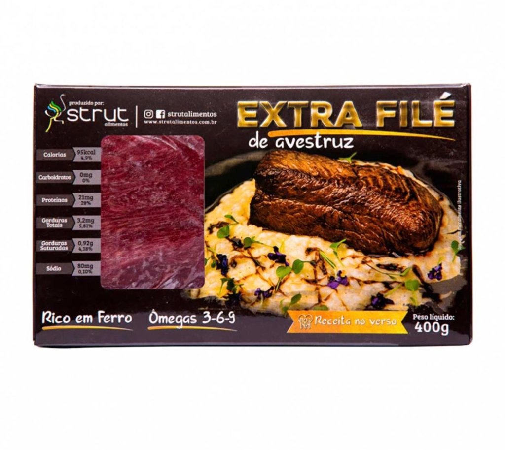 Extra Filé Avestruz Congelado 400g