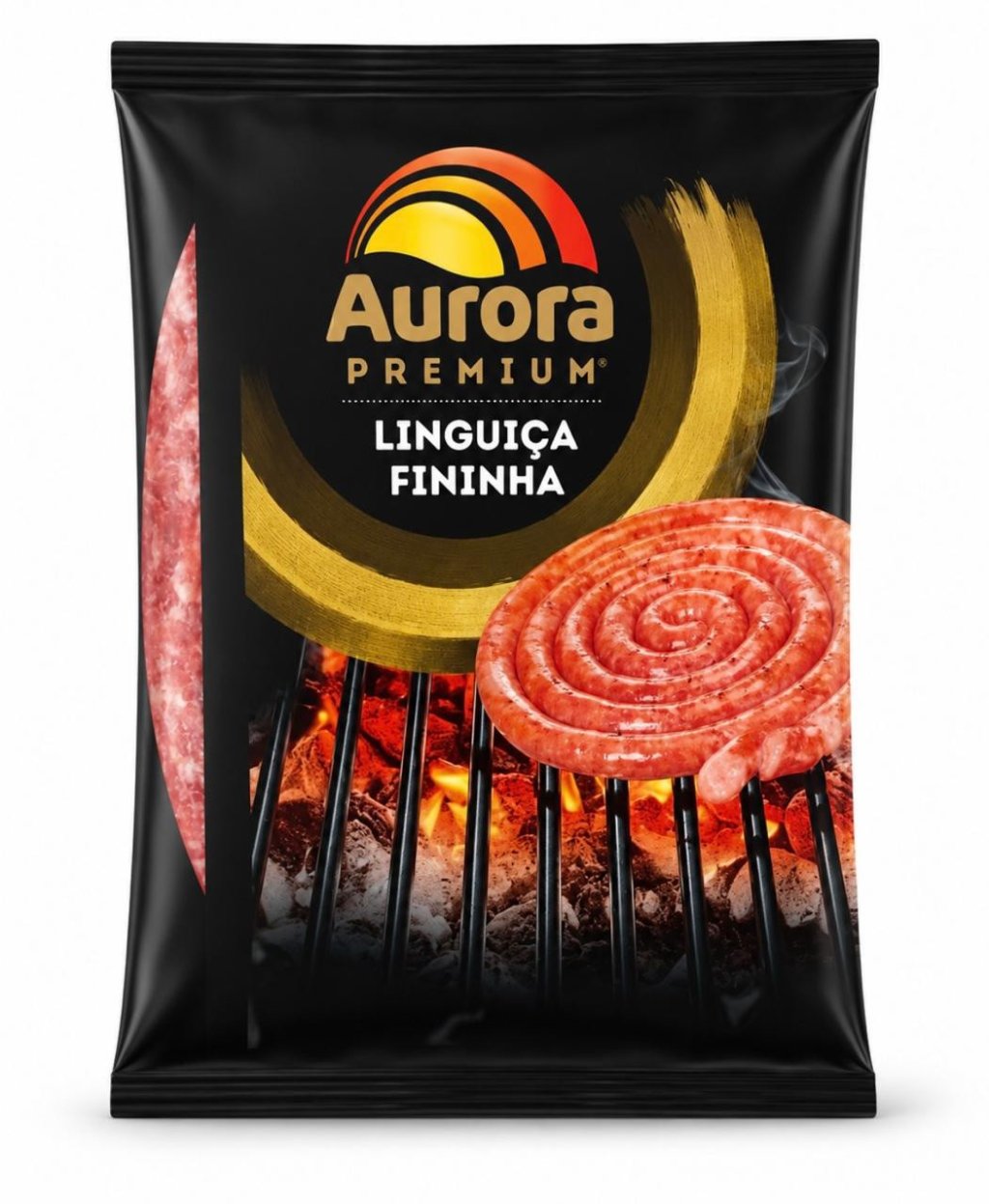 Linguiça Fininha Aurora Prenium 600g