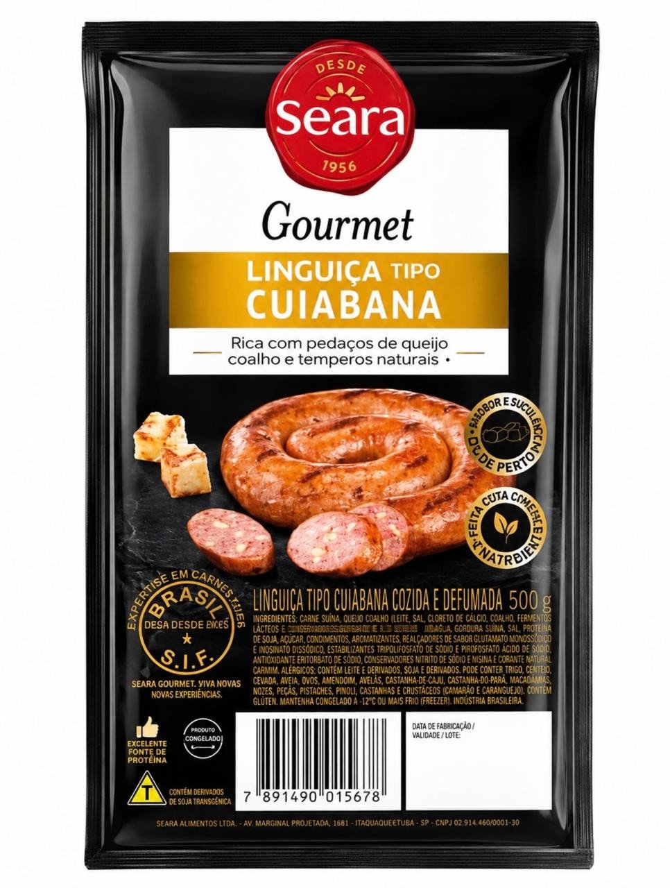 Linguiça Cuiabana Seara Gourmet 500g
