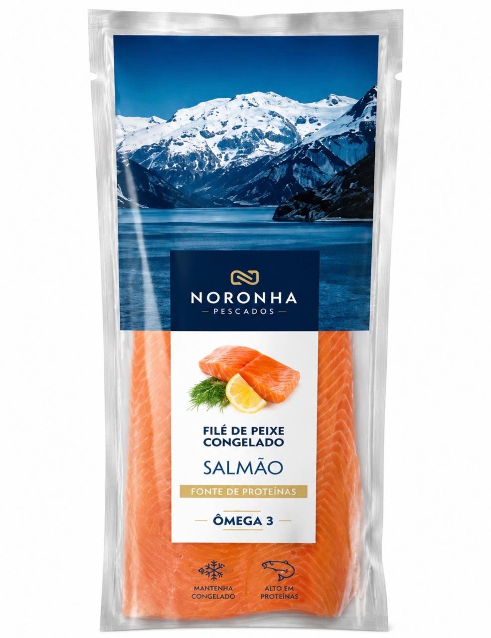Salmão Do Chile Filé Pct 800g Vácuo Cong.