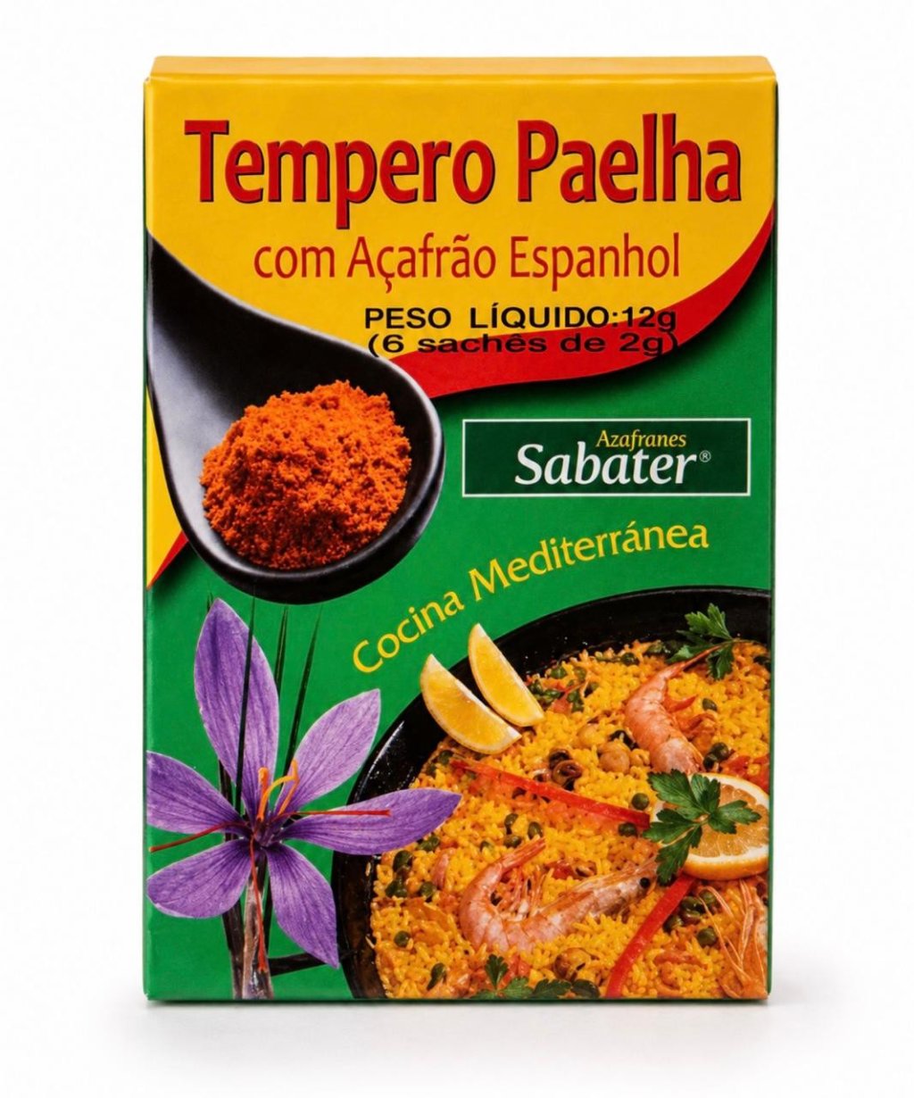 Tempero Para Paellero Sabater - 12g