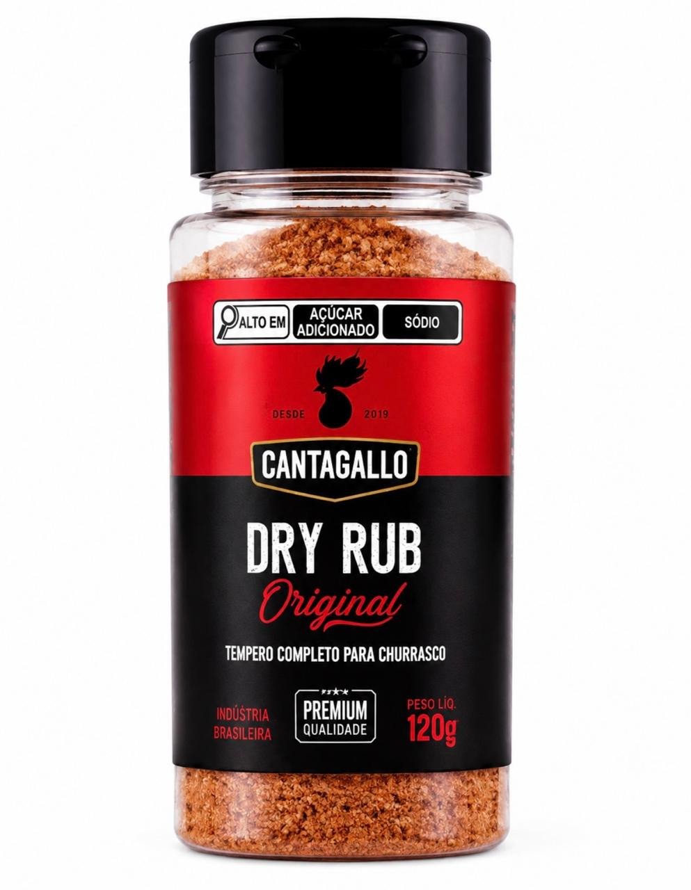 Tempero Completo Para Churrasco Original Dry Rub 120g Cantagallo