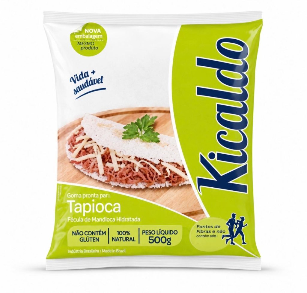 Massa Pronta Para Tapioca Kicaldo 500mg