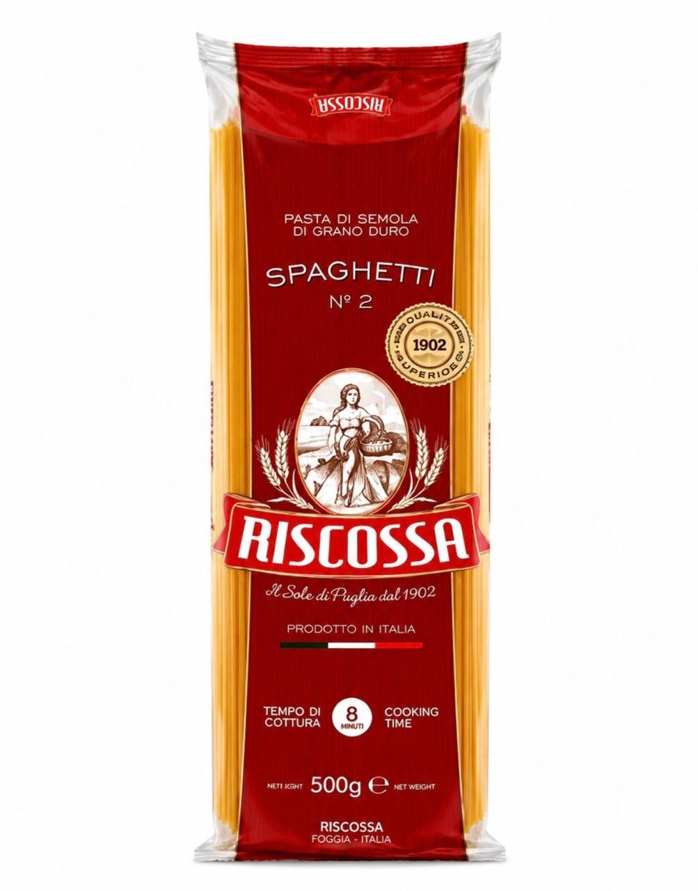 Massa Spaghetti Grano Duro Riscossa 500g