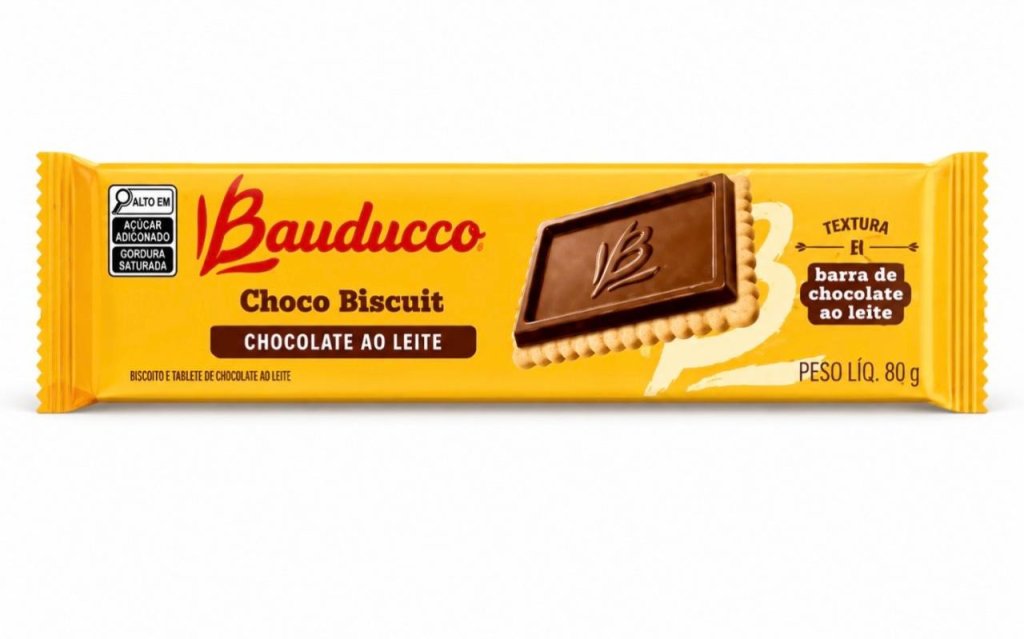 Biscoito Bauducco Chocobiscuit Ao Leite 80g