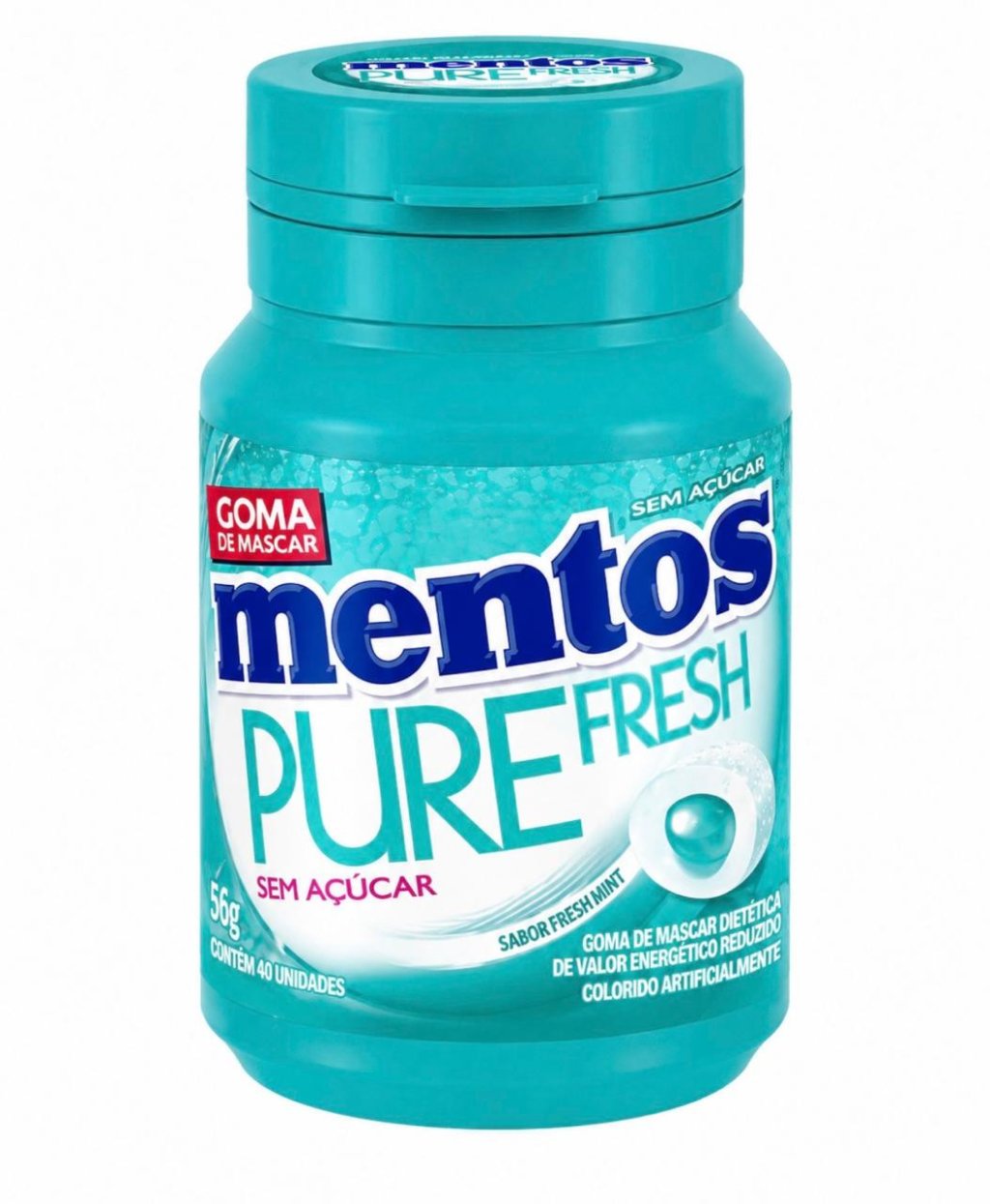 Mentos Chiclete Pure Gar W/green 56g