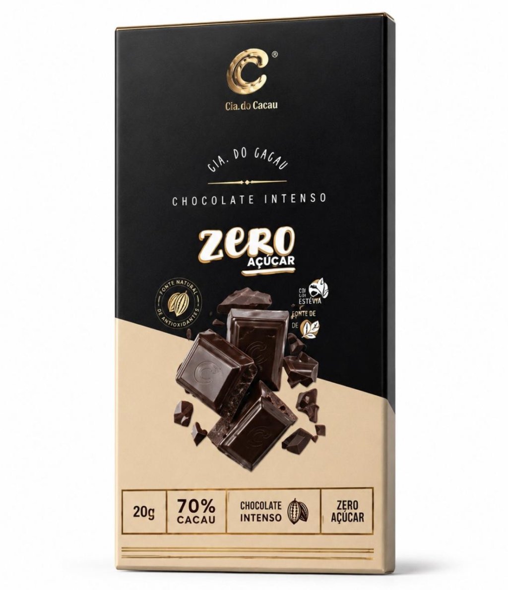 Cia Cacau Classic 70% Zero Acucar 20g