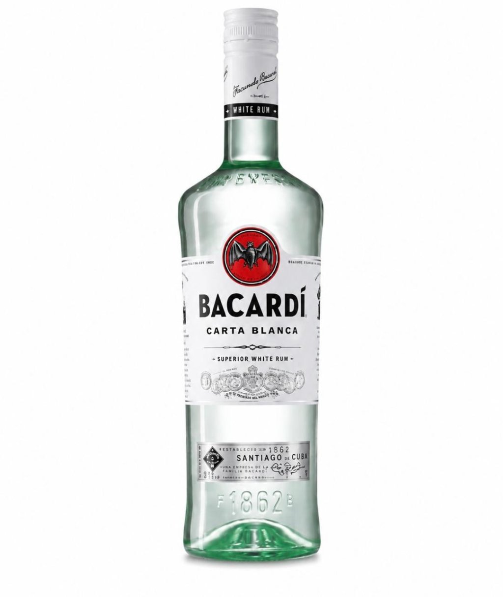 Run Bacardi Carta Branca 980 Ml