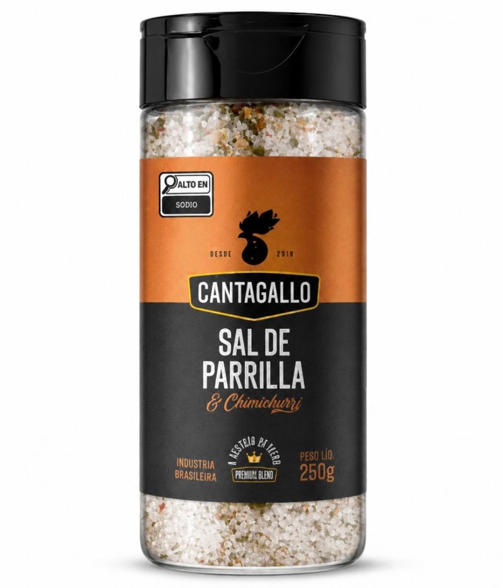 Sal De Parrilla E Chimichurri 250g Cantagallo