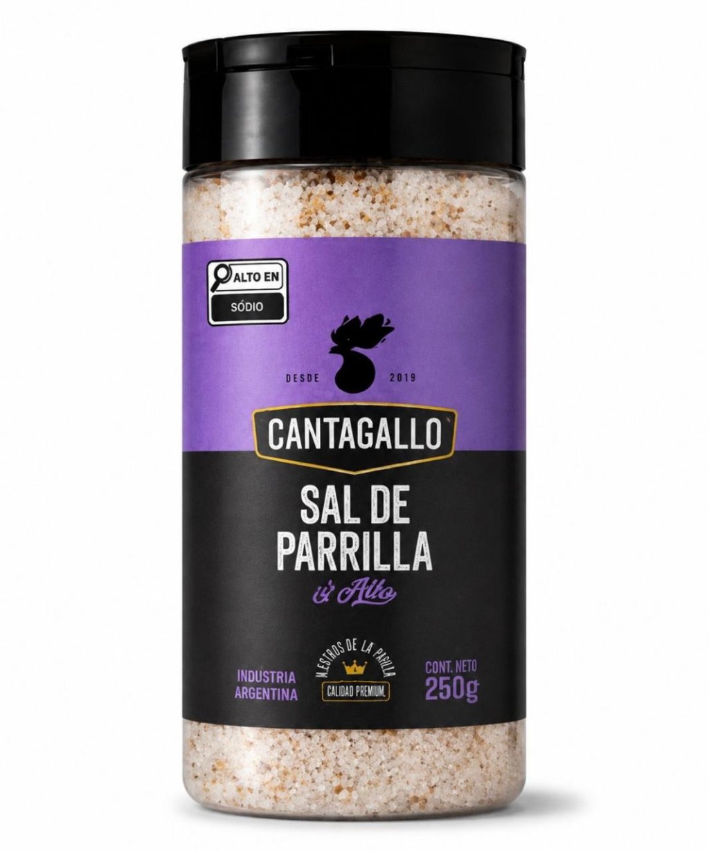 Sal De Parrilla E Alho 250g Cantagallo