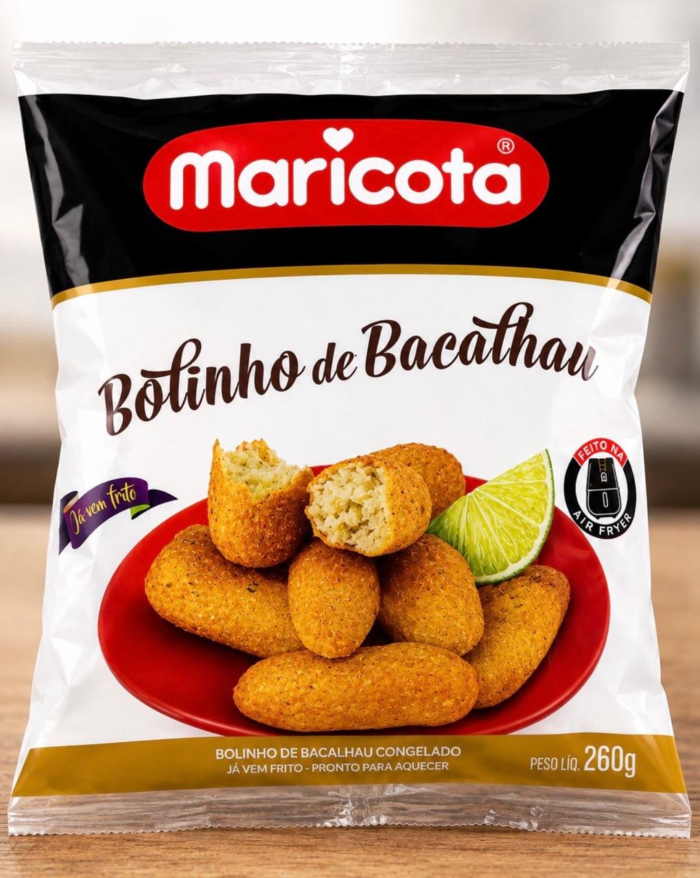 Bolinho De Bacalhau 260g Maricota 