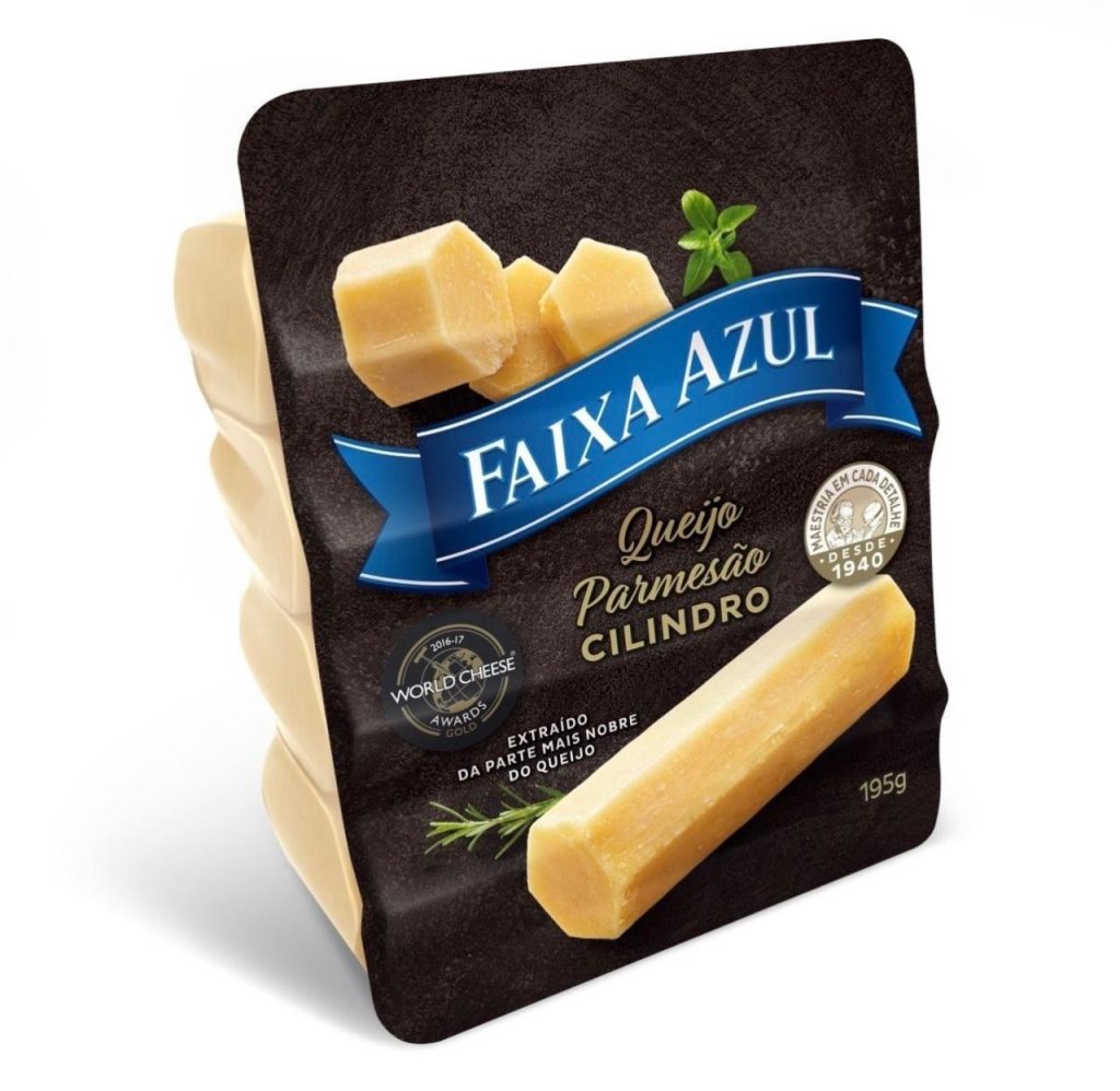 Queijo Parmesão Cilindro Faixa Azul 195g