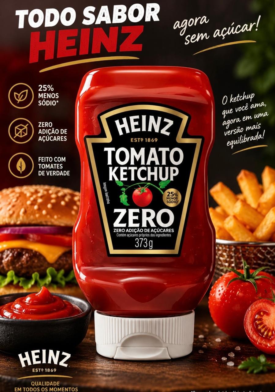 Heinz Ketchup Zero PET 373g